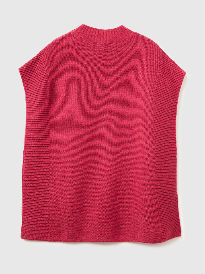 SLEEVELESS SWEATER Women image number 6